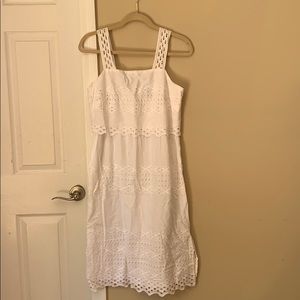 NWT Ann Taylor factory white lace dress
